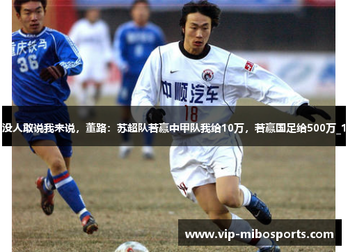 没人敢说我来说,董路:苏超队若赢中甲队我给10万,若赢国足给500万_1 没人敢说我来说,董路:苏超队若赢中甲队我给10万,若赢国足给500万_1